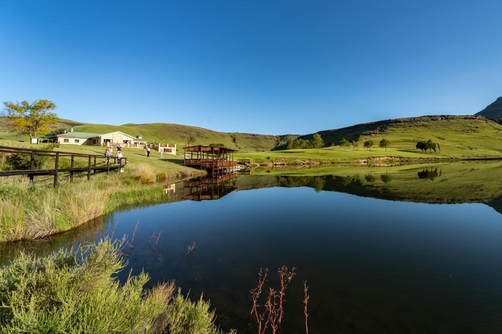 Gooderson Leisure Riverbend Chalets Self Catering And Timeshare Gold Crown Resort Drakensberg Garden Eksteriør bilde